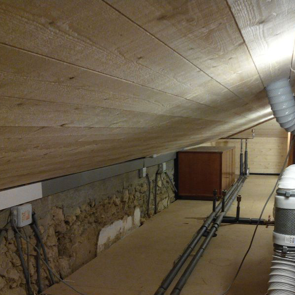 Isolation sous toiture panneau de laine de bois à Simorre (32)